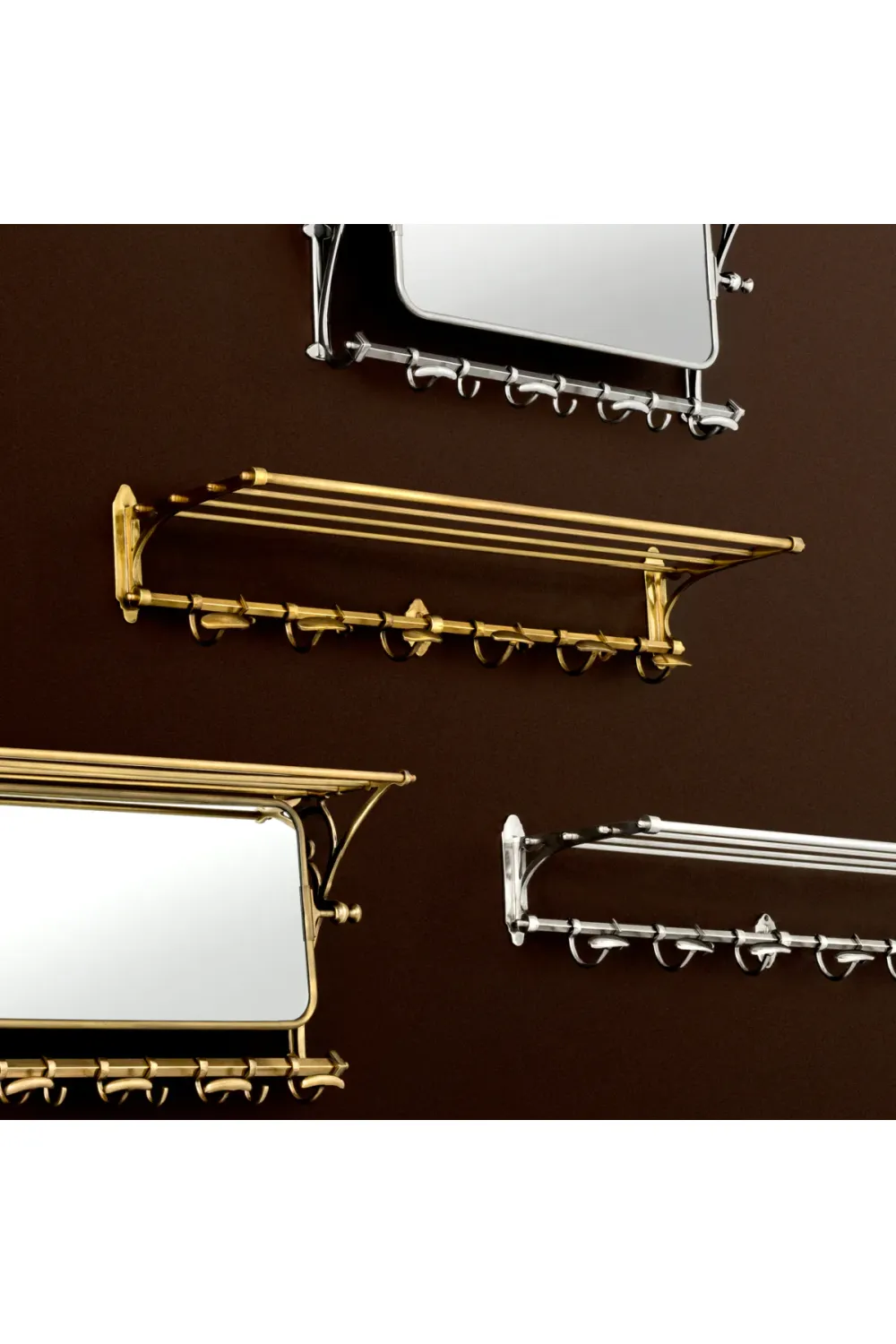 Antique Brass Coatrack | Eichholtz Arini