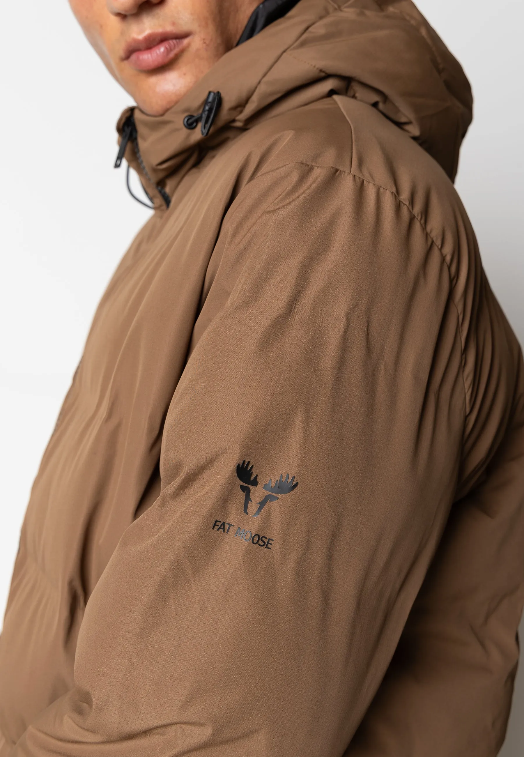 BIRK LONG JACKET - Dark Brown