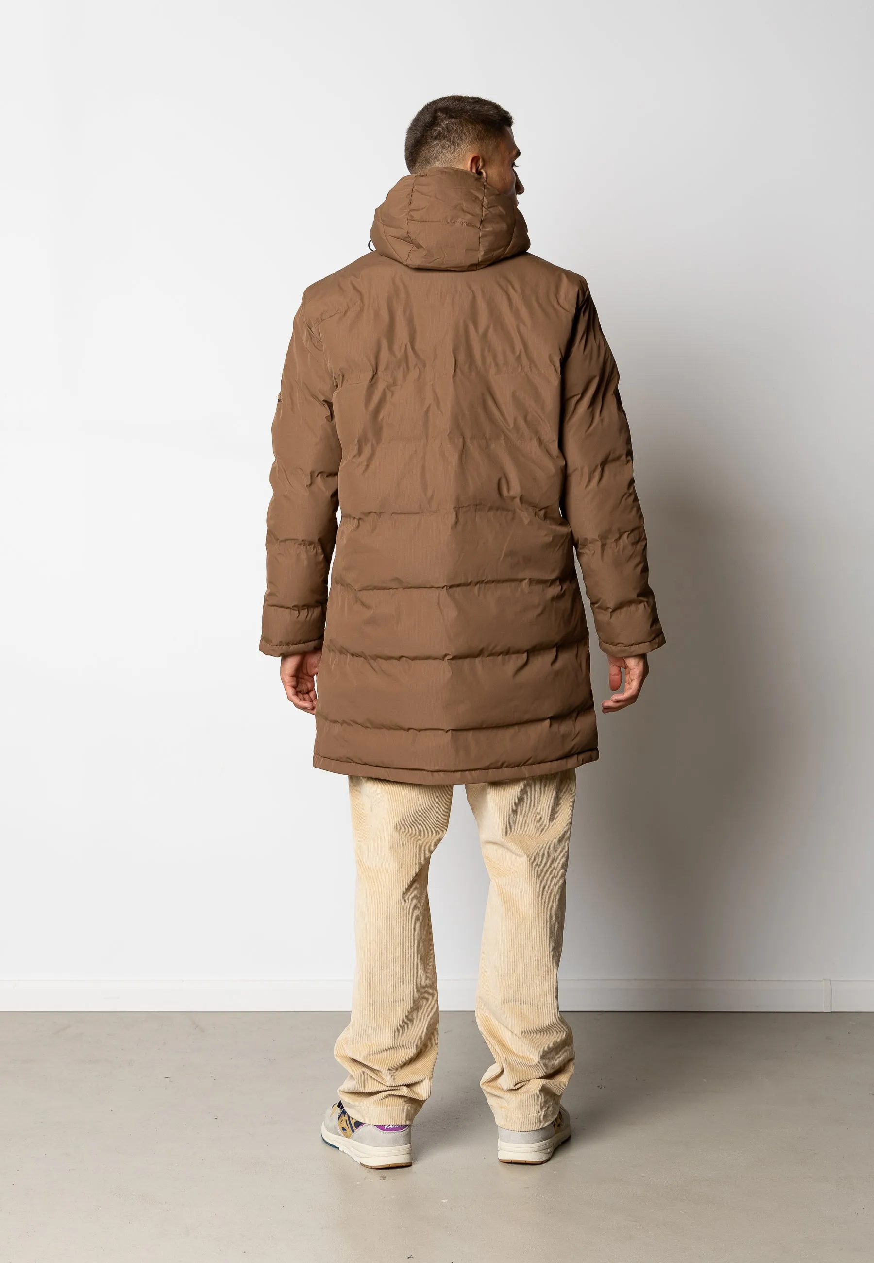 BIRK LONG JACKET - Dark Brown