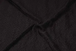 Black Herringbone Pleated Knit Fabric-2445422 Fabric