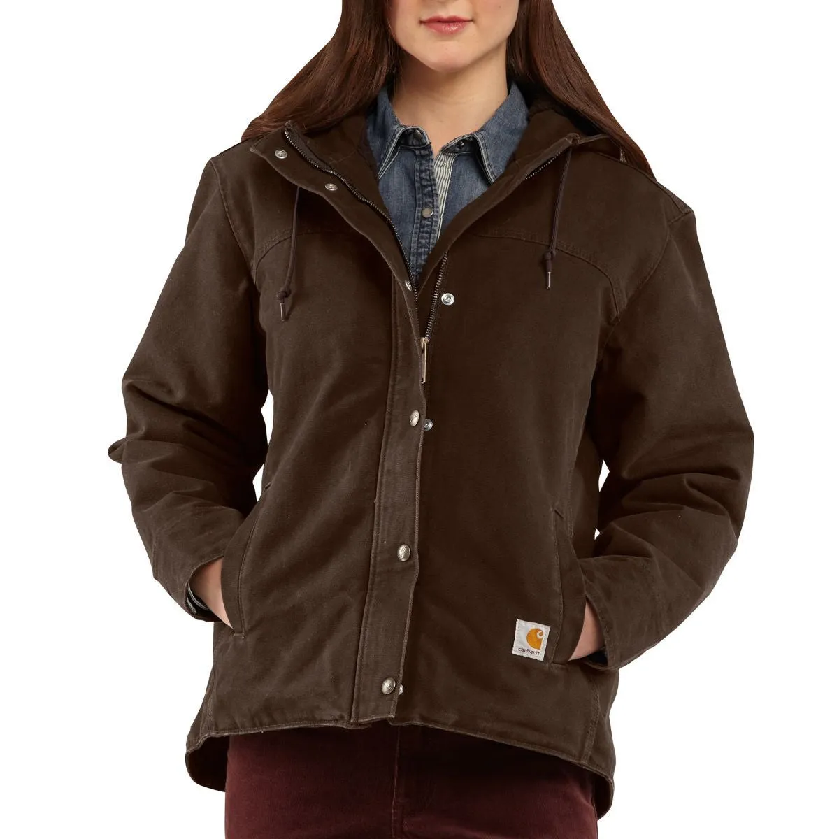 Carhartt Women's Dark Brown Sandstone Berkley Jacket