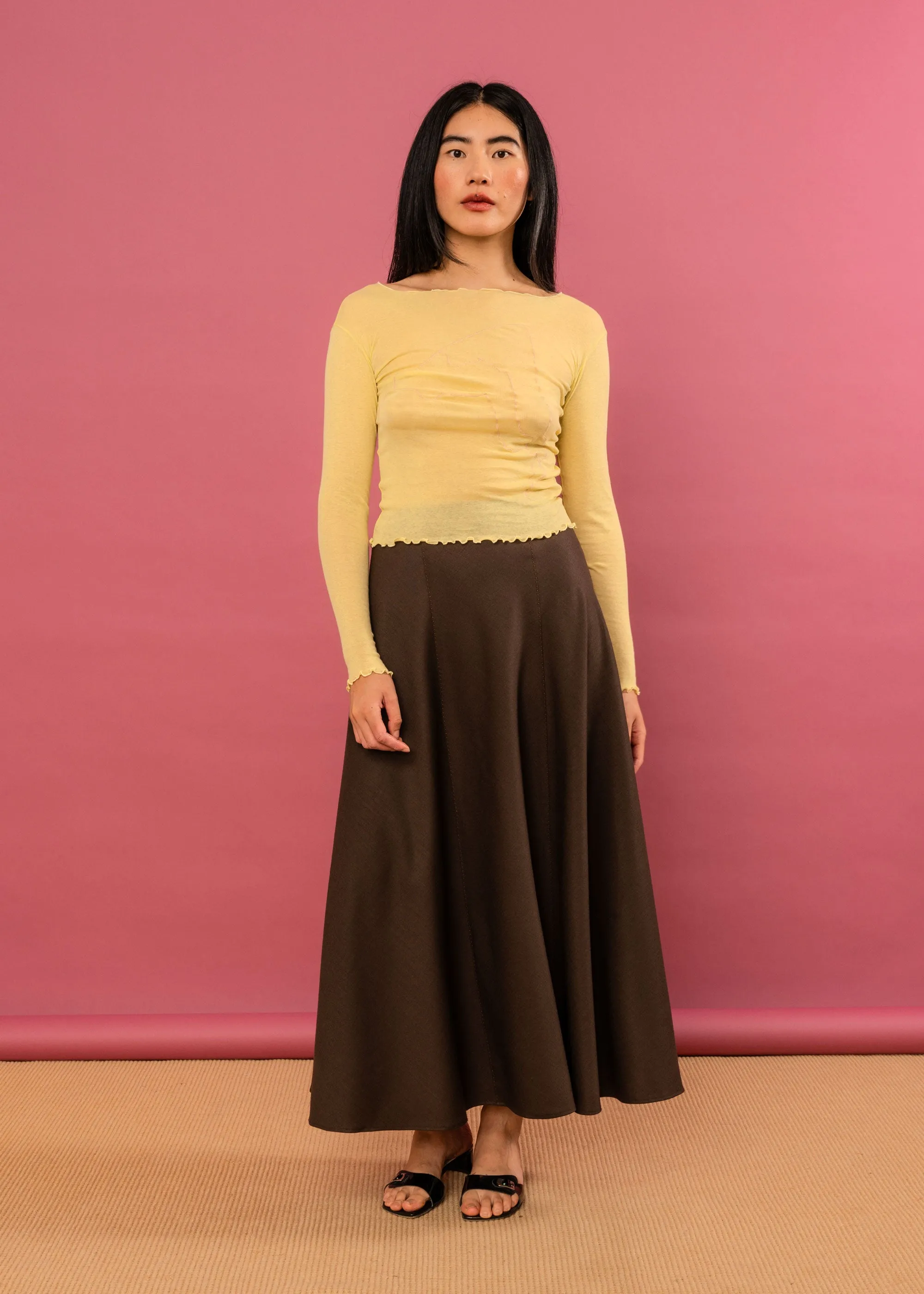 Frances Skirt (Chocolate)