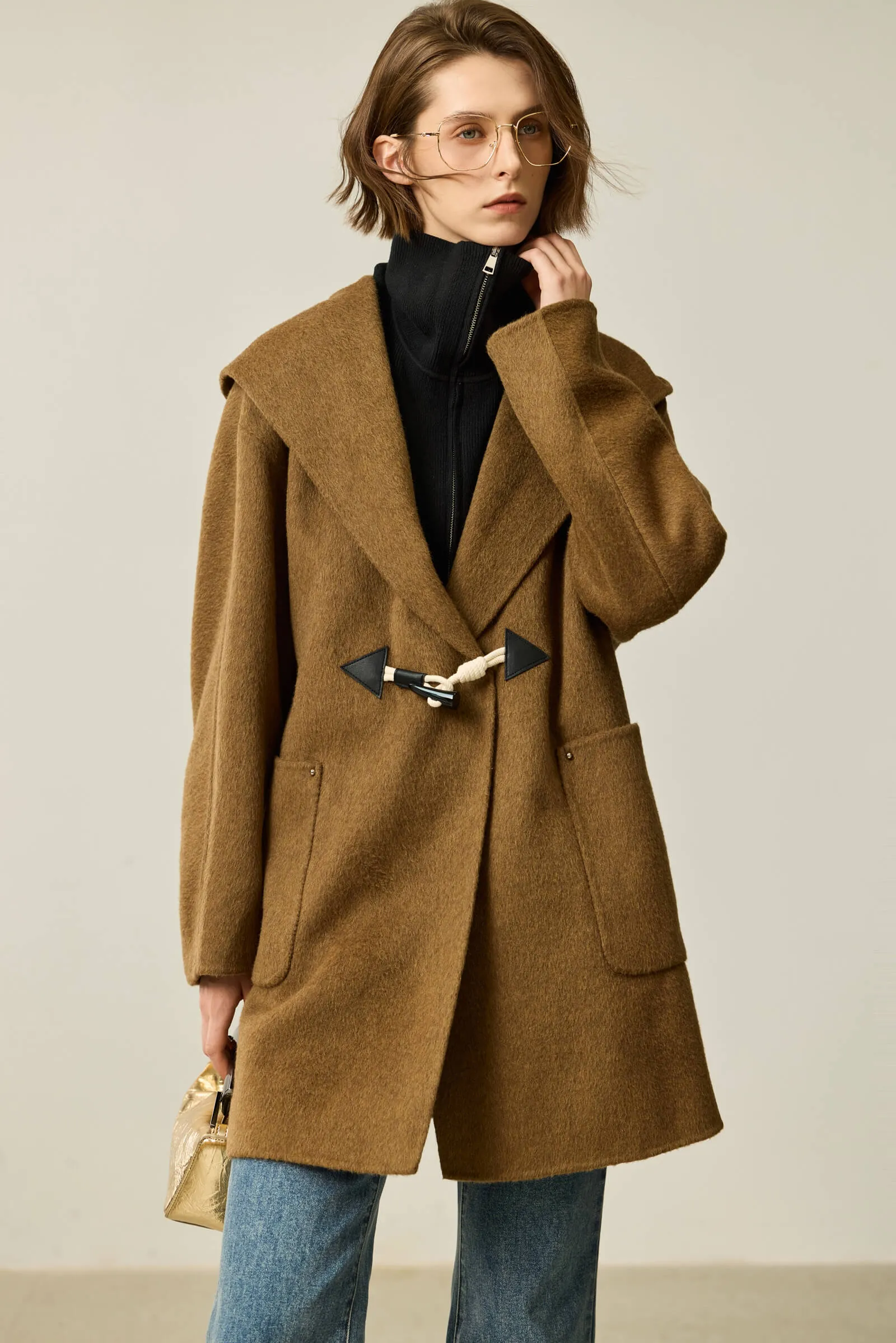LILY Vintage Wool Double-Faced Coat