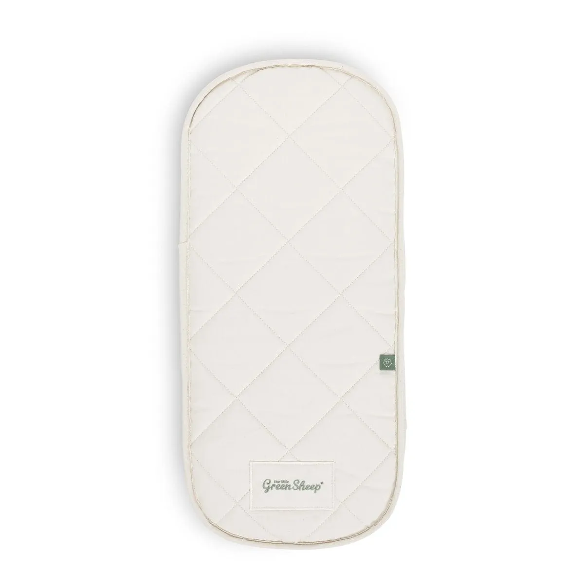 Little Green Sheep Natural Moses Basket Mattress to fit Kinder Valley - 72 x 26.5cm
