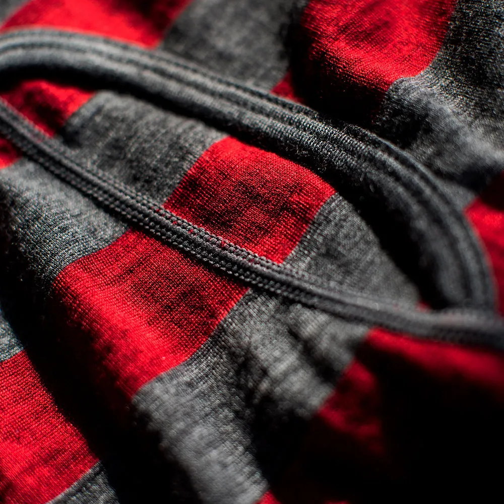 Mens Merino 180 Boxers (Smoke/Red)