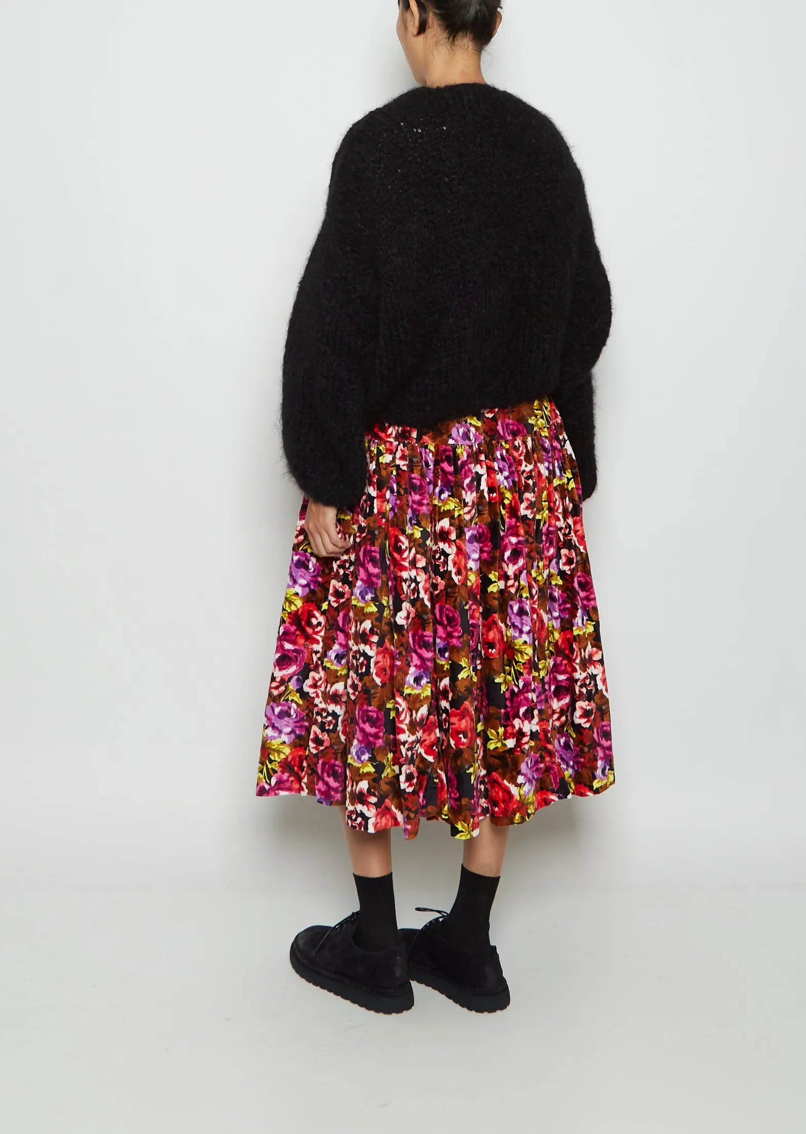 Mohair Cardigan — Black