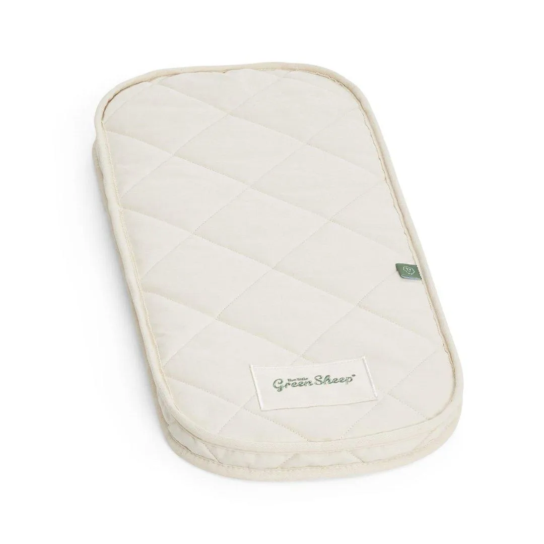Outlet - The Little Green Sheep Natural Moses Basket Mattress - Mamas & Papas