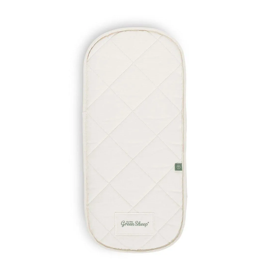 Outlet - The Little Green Sheep Natural Moses Basket Mattress - Mamas & Papas