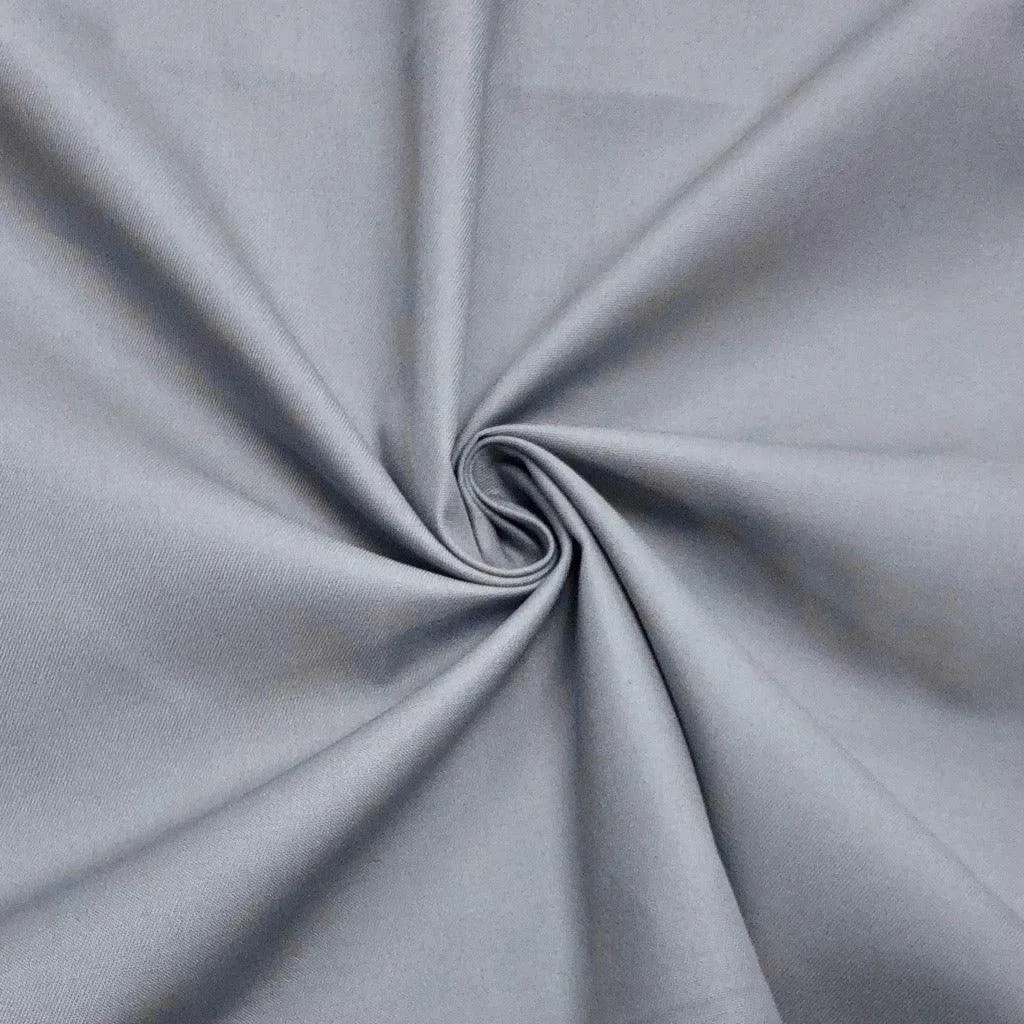 Plain Polycotton Gabardine Twill Fabric