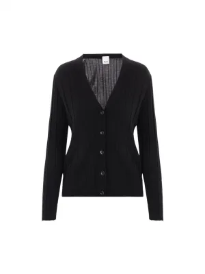Ribbed Wool Cardigan