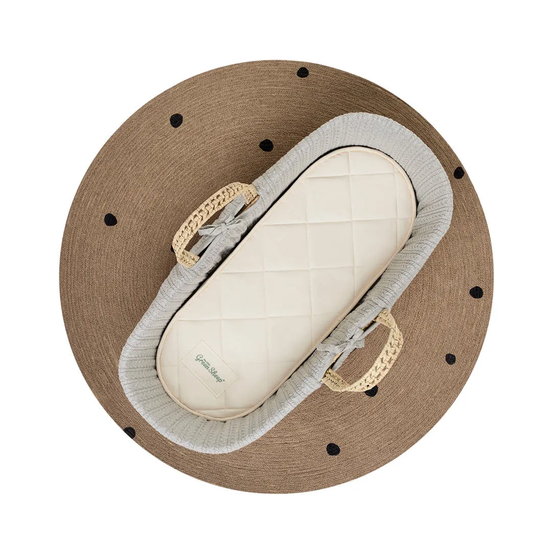 The Little Green Sheep Natural Moses Basket Mattress - Mamas & Papas