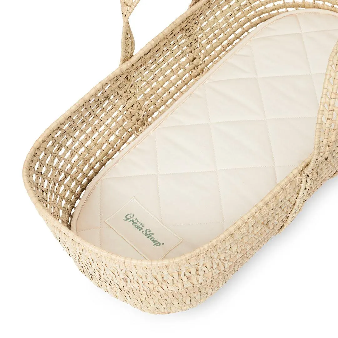 The Little Green Sheep Natural Moses Basket Mattress - Mamas & Papas