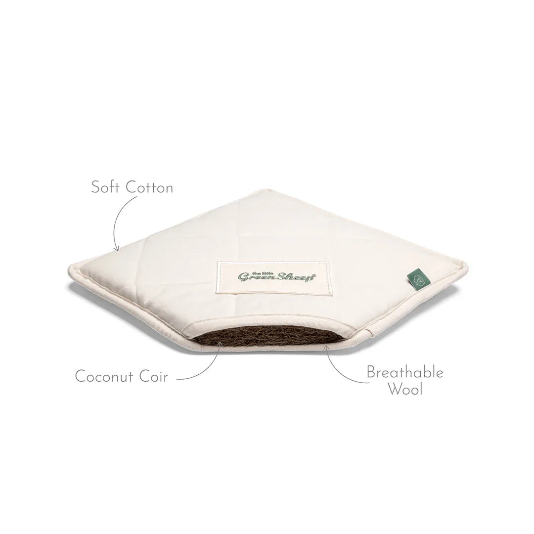 The Little Green Sheep Natural Moses Basket Mattress - Mamas & Papas
