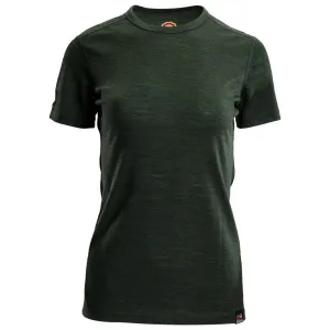Womens Merino 150 Short Sleeve Crew (Forest)